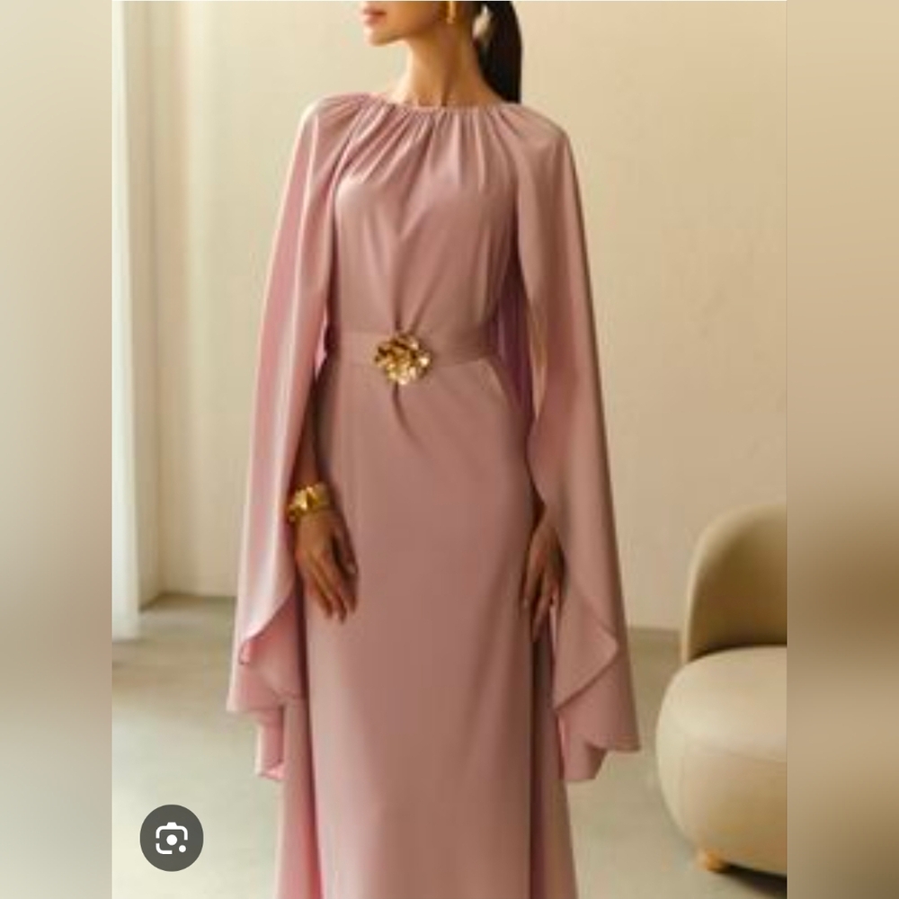 Nwt Lichi Cape Maxi Dress Size M - Picture 3 of 12